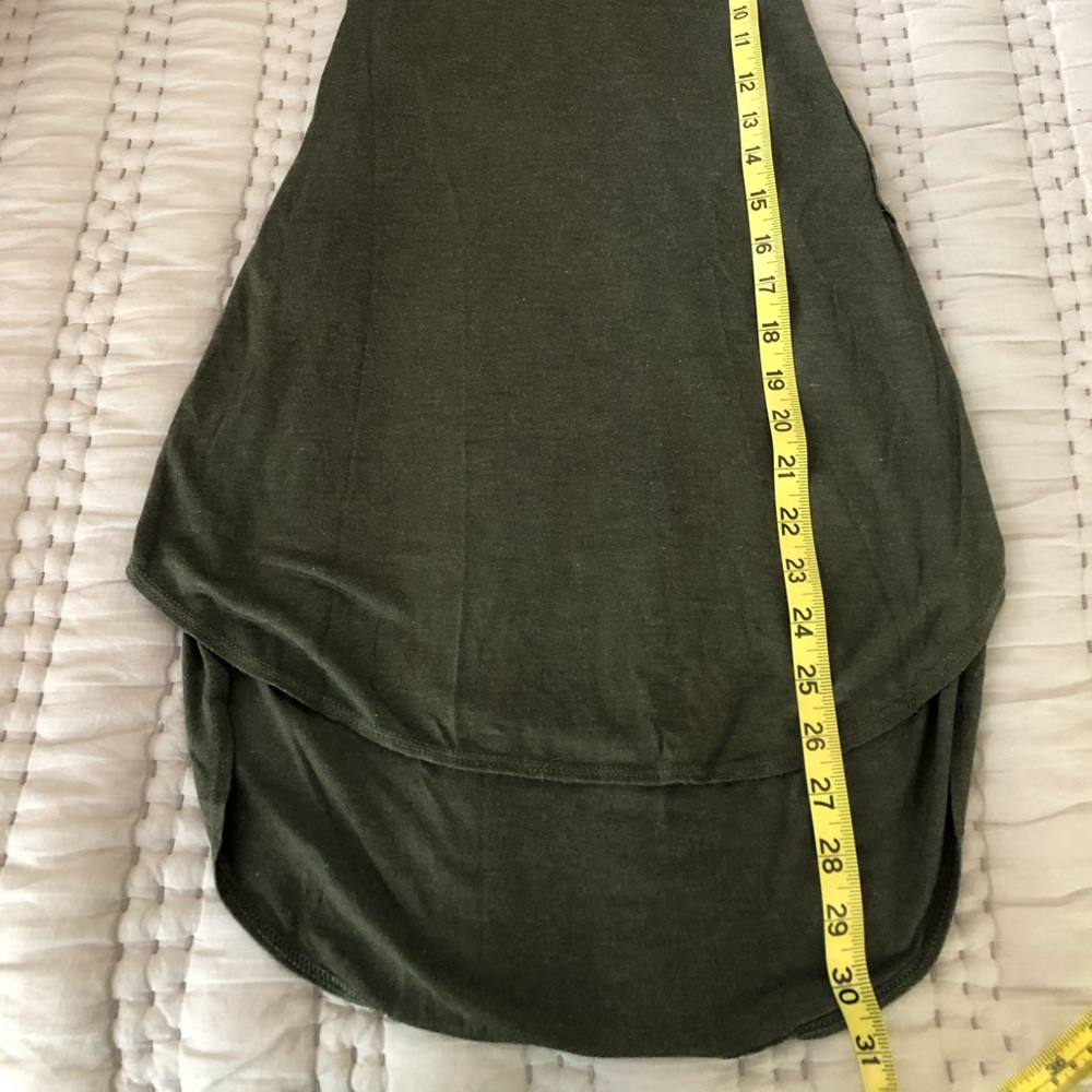 Express Green Racerback Long Tank Top - Picture 7 of 8